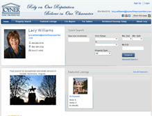 Tablet Screenshot of lacywilliams.com